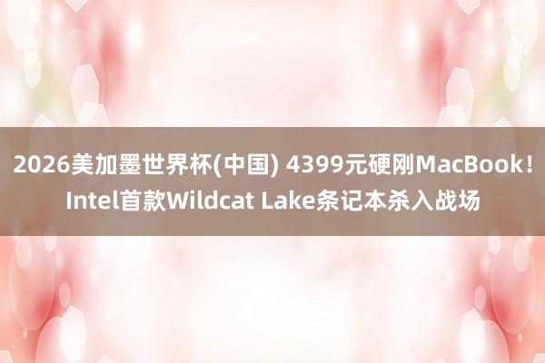 2026美加墨世界杯(中国) 4399元硬刚MacBook!Intel首款Wildcat Lake条记本杀入战场
