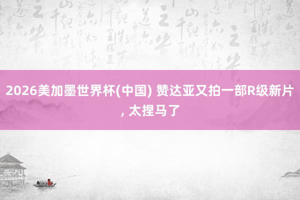 2026美加墨世界杯(中国) 赞达亚又拍一部R级新片， 太捏马了