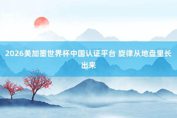 2026美加墨世界杯中国认证平台 旋律从地盘里长出来