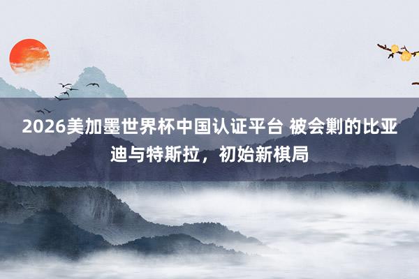 2026美加墨世界杯中国认证平台 被会剿的比亚迪与特斯拉,初始新棋局