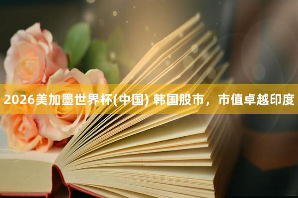2026美加墨世界杯(中国) 韩国股市，市值卓越印度